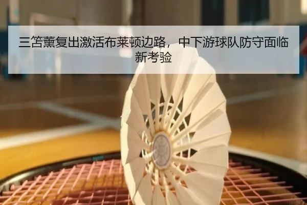三笘薰复出激活布莱顿边路，中下游球队防守面临新考验